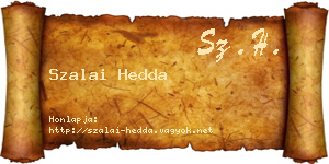 Szalai Hedda névjegykártya